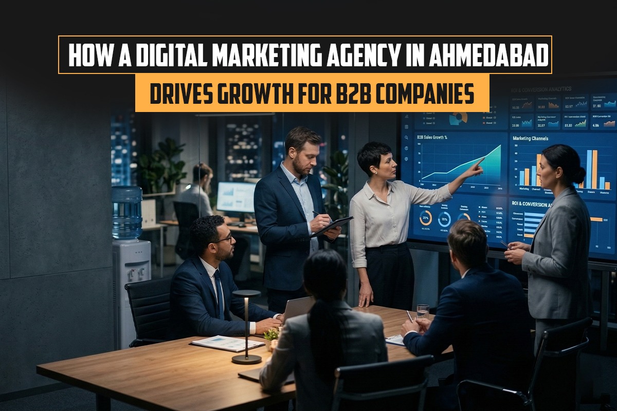 Digital marketing agency in Ahmedabad helping B2B companies analyse marketing performance and growth strategy